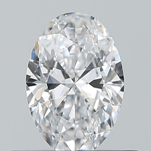 0.5 carat D-SI1 Natūralus Oval Deimantas (1)