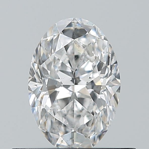 0.5 carat D-SI1 Natūralus Oval Deimantas (1)