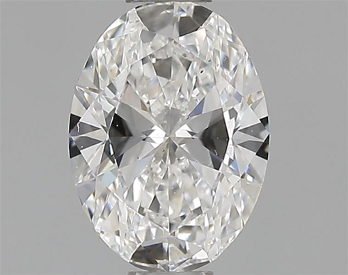 0.5 carat E-SI1 Natūralus Oval Deimantas (1)