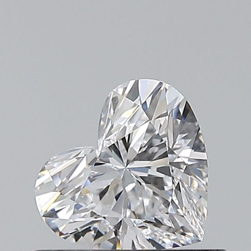 0.53 carat D-VVS1 Natūralus Heart Deimantas (1)