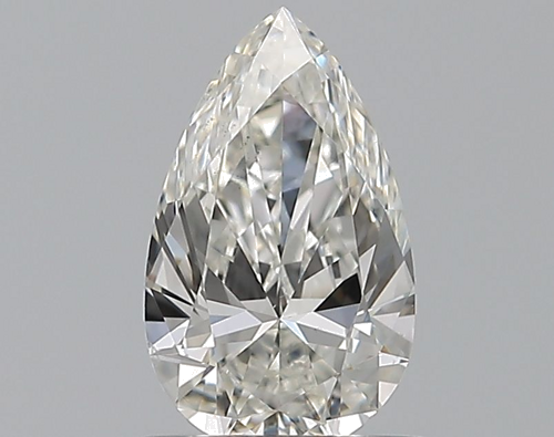 0.58 carat H-SI1 Natūralus Pear Deimantas (1)