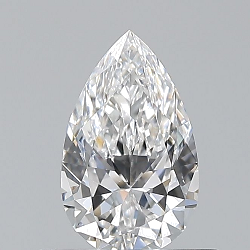 0.52 carat E-VS2 Natūralus Pear Deimantas (1)