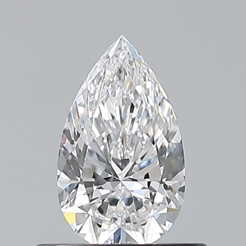 0.52 carat D-VVS2 Natūralus Pear Deimantas (1)