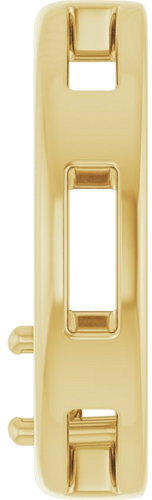 Pakabukas „Solitaire Circle“ 14k yellow gold Round 3.5mm (3)