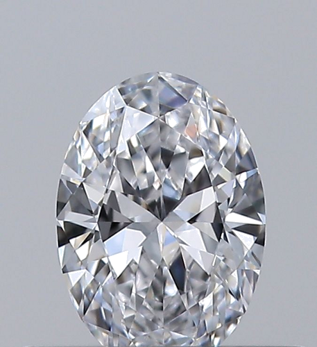 0.3 carat D-VVS2 Natūralus Oval Deimantas (1)