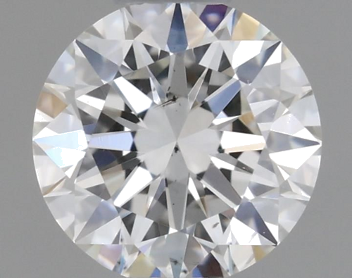 0.37 carat F-SI1 Excellent cut Natūralus Round Deimantas (1)