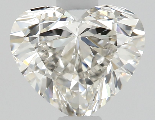 0.76 carat I-VVS2 Natūralus Heart Deimantas (1)