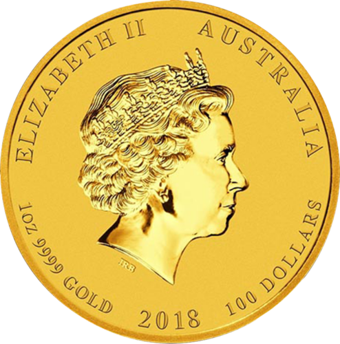 1 oz Year of the Dog 2018 (Lunar II) Australia Gold Coin (2)