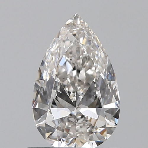 0.6 carat H-SI1 Natūralus Pear Deimantas (1)