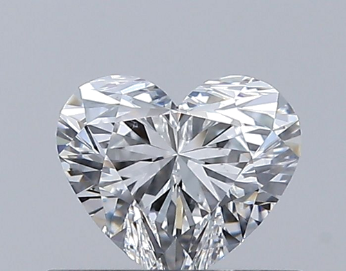 0.43 carat E-VS2 Natūralus Heart Deimantas (1)