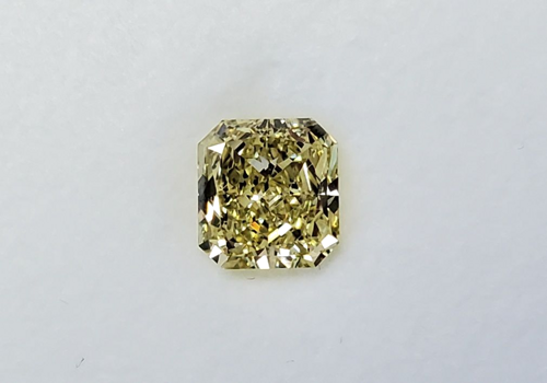 1.26 carat Fancy Brownish Greenish Yellow-VS2 Natūralus Radiant Deimantas (1)