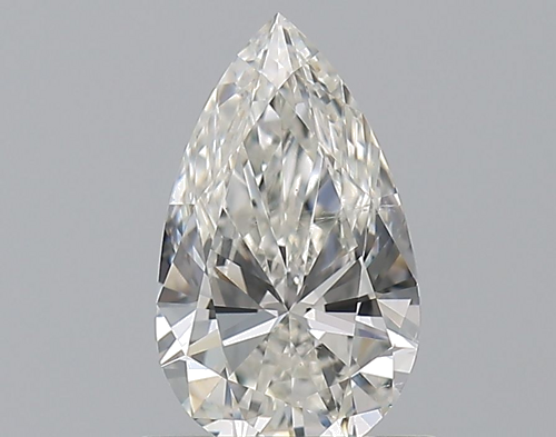 0.8 carat H-SI1 Natūralus Pear Deimantas (1)