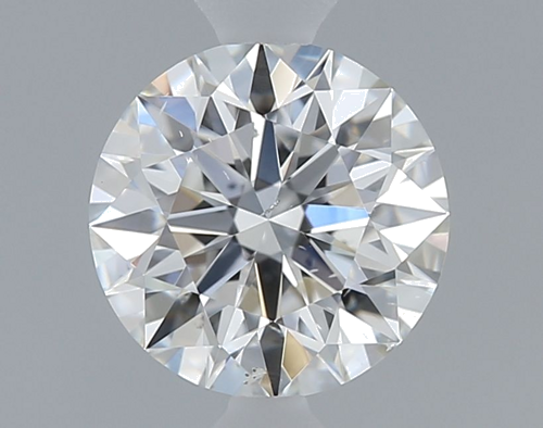 0.57 carat F-SI2 Excellent cut Natūralus Round Deimantas (1)