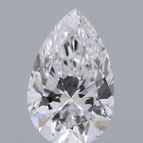 0.4 carat D-VS1 Natūralus Pear Deimantas (1)