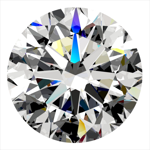0.4 carat G-VS1 Very Good cut Natūralus Round Deimantas (1)