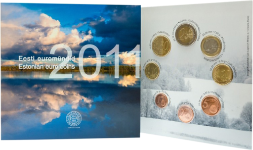 2011 Estija Pirmasis Euro monetų rinkinys (1)