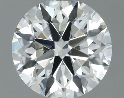 0.53 carat K-VVS1 Excellent cut Natūralus Round Deimantas (1)