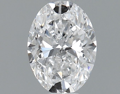 0.4 carat D-SI2 Natūralus Oval Deimantas (1)