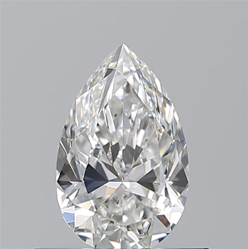 0.54 carat G-VVS2 Natūralus Pear Deimantas (1)