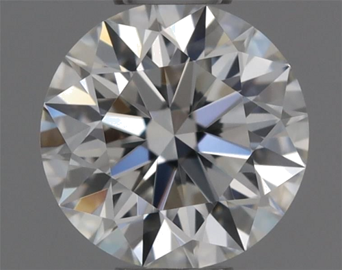 0.37 carat G-VVS2 Excellent cut Natūralus Round Deimantas (1)