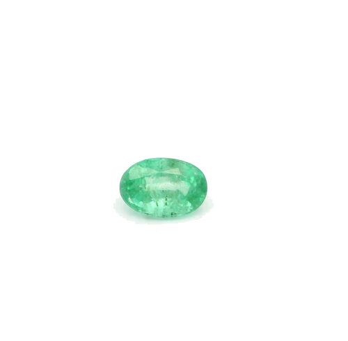 0.51 carat GREEN Oval Smaragdas (1)