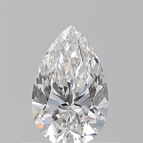 0.5 carat F-VS2 Natūralus Pear Deimantas (1)