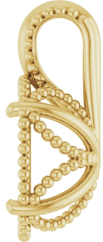 Pakabukas „Beaded“ 14k yellow gold Oval 12mm x 10mm (3)