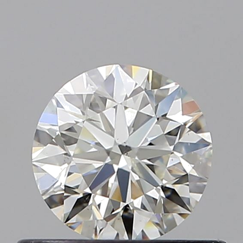 0.51 carat I-SI2 Very Good cut Natūralus Round Deimantas (1)