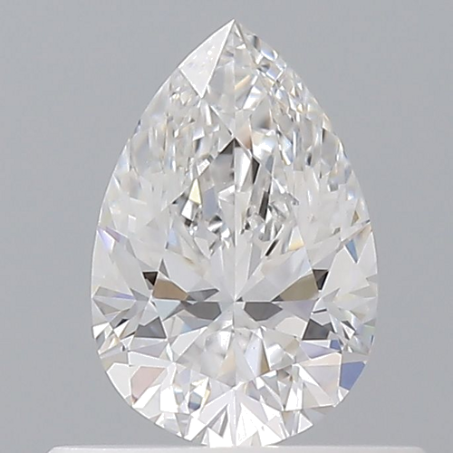 0.5 carat E-VS2 Natūralus Pear Deimantas (1)