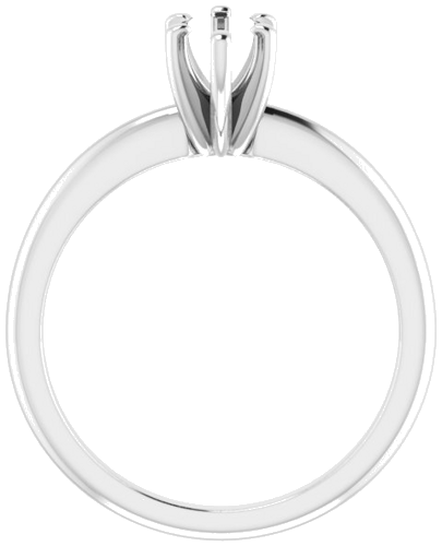 14K White  9x4.5 mm Marquise Solitaire Engagement Ring Mounting (2)