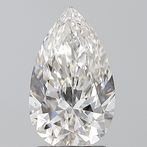 2.01 carat G-SI1 Natūralus Pear Deimantas (1)
