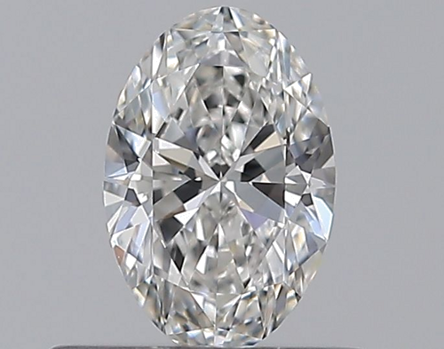 0.43 carat F-VVS1 Natūralus Oval Deimantas (1)