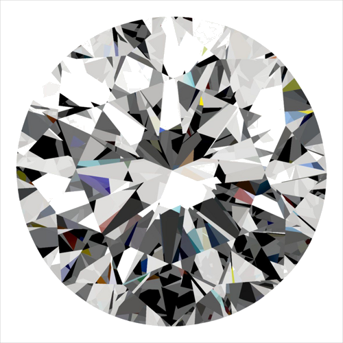 0.3 carat J-SI2 Very Good cut Natūralus Round Deimantas (1)