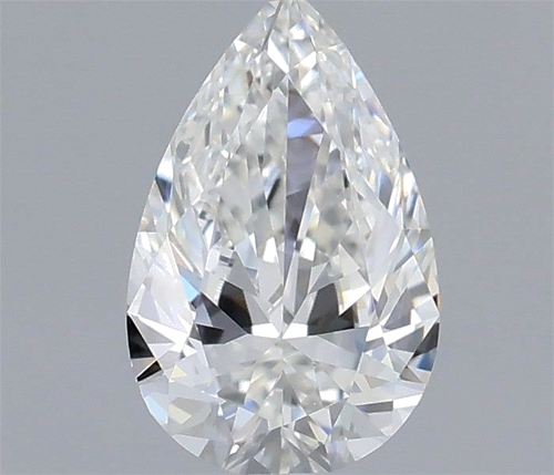 0.37 carat E-VVS1 Natūralus Pear Deimantas (1)