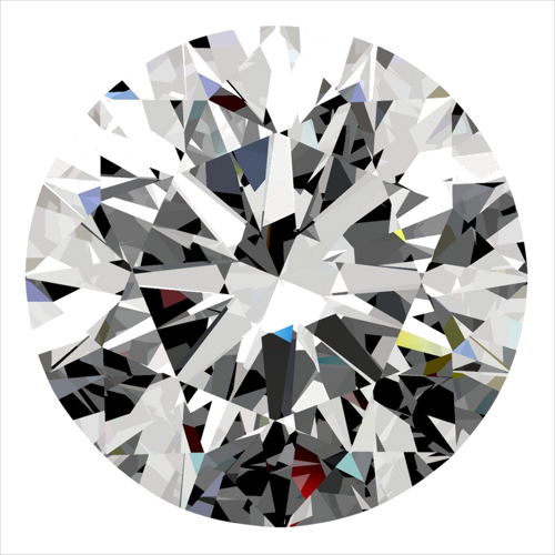 0.3 carat I-VVS1 Very Good cut Natūralus Round Deimantas (1)
