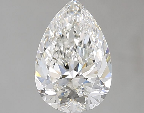 0.9 carat H-SI1 Natūralus Pear Deimantas (1)