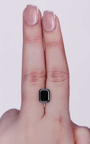2.14 carat Fancy Black-VVS2 Natūralus Emerald Deimantas (1)