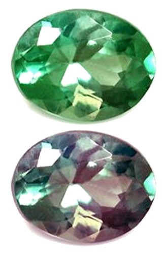 0.38 carat GREEN Oval Alexandrite (1)