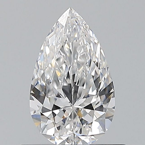 0.6 carat E-VVS2 Natūralus Pear Deimantas (1)