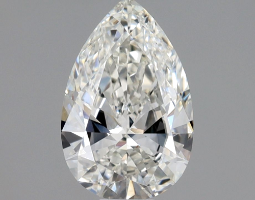 0.5 carat H-VVS1 Natūralus Pear Deimantas (1)