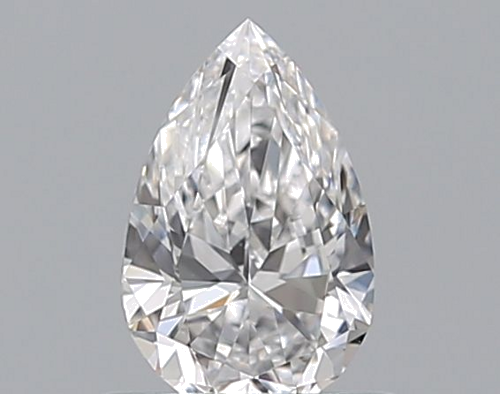 0.51 carat D-VS1 Natūralus Pear Deimantas (1)