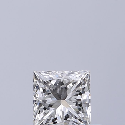 0.32 carat F-VVS1 Natūralus Princess Deimantas (1)