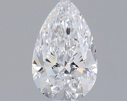 0.4 carat D-VS1 Natūralus Pear Deimantas (1)