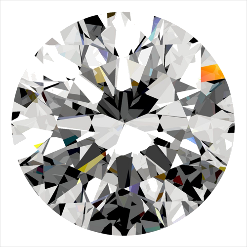 0.3 carat F-SI1 Excellent cut Natūralus Round Deimantas (1)