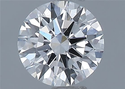 0.52 carat F-SI1 Excellent cut Natūralus Round Deimantas (1)