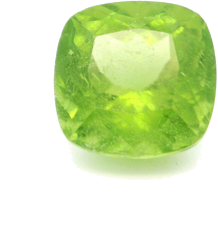 4.8 carat GREEN Cushion Peridot (1)