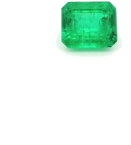 0.67 carat GREEN STEP cut Emerald Smaragdas (1)