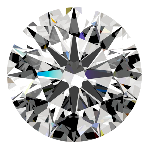 0.31 carat E-VS1 Excellent cut Natūralus Round Deimantas (1)