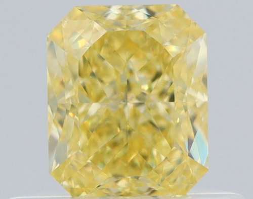 0.51 carat Fancy Yellow-VVS1 Natūralus Radiant Deimantas (1)