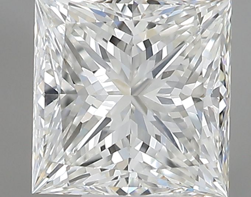 0.81 carat H-VVS2 Natūralus Princess Deimantas (1)